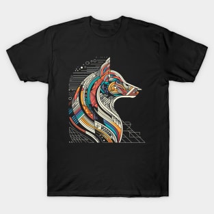 Abstract Dog Art T-Shirt